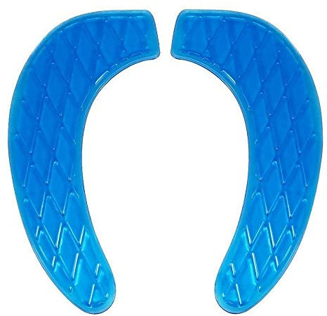 HSDCK Cubierta de Gel de Asiento de Inodoro, Gel Adhesivo Cojines del Amortiguador Proporcionar un Asiento Acolchado y Acolchado, Lavable para una estándar en Forma de U WC