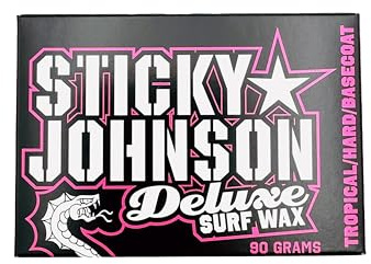 Far King Sticky Johnson Deluxe Surfbrettwachs, 90 g, Tropical
