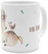 printplanet® Tasse mit Namen personalisiert - Motiv: REH - individuell gestalten - Farbvariante Weiß