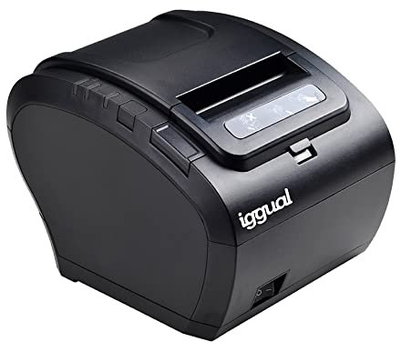 iggual Impresora Térmica de Tickets y Recibos TP8002 para TPV Y POS -Impresión 260mm/s. - Conexiones USB+RS-232+RJ45+RJ11.- Compatible :Windows, Android e iOS.- Emulación ESC/POS.- Rollos 57-80mm.