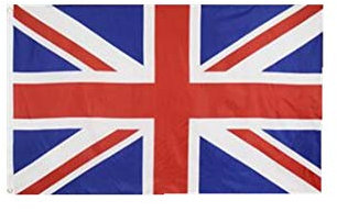 Stormflag Großbritannien Flagge 90x150cm Grossbritannien - Union Jack Flagge/Fahne 3x5ft Polyester 90g mit Ösen mit Doppelnadel genäht.
