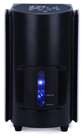 ADZHY Concentratore di Ossigeno, 98% di Elevata Purezza 1-7 L/min di Flusso Regolabile Macchina di Ossigeno con Funzione di Atomizzazione, a Basso Rumore per Uso Domestico e Cura Personale.,JY102WB