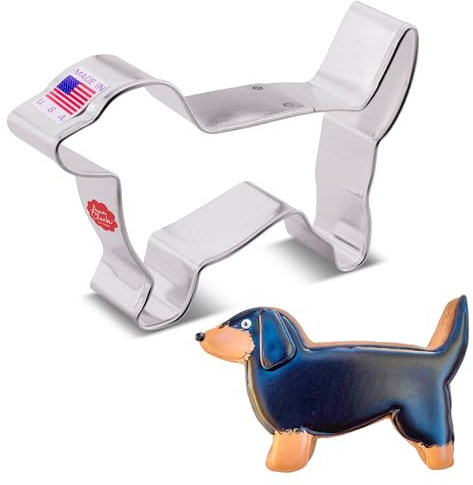 Keksausstecher Hund Ausstechform, Dackel Ausstecher 10,8 cm von Ann Clark USA
