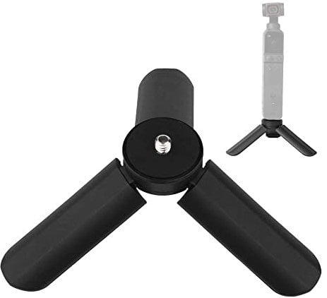 LbsAMP Mini trípode con Tornillo antivuelco de 1/4 Trípode portátil Trípode de Mesa Antideslizante Trípode de Uso General para el estabilizador Smooth 4 Osmo Mobile Vimble 2 Gimble Handle