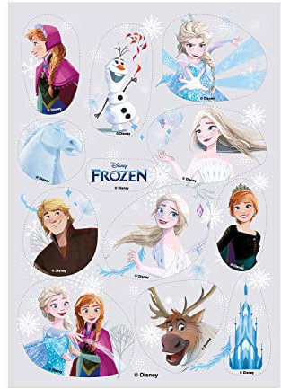 Dekora - Decoración Recortable de Tartas de Cumpleaños Infantiles de Frozen II