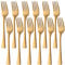 Meisha Kuchengabeln 12 Stück, klein aus Edelstahl, 15cm Gold Dessertgabeln, Kleine Gabeln Teegabel Set Spülmaschinengeeignet