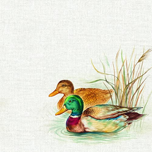 IHR Ideal Home Range - Papierservietten HUNTED DUCKS cream 20 St. Lunch-Servietten 33 cm x 33 cm
