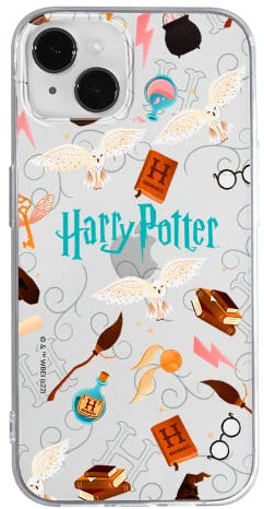 ERT GROUP mobile phone case for Iphone 14 PLUS original and officially Licensed Harry Potter pattern 228 optimally adapted to the shape of the mobile phone, partially transparent
