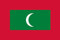 Kühlschrankmagnet mit Malediven-Flagge