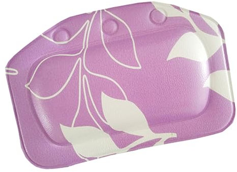 Cabilock Badezubehör Badewannenkissen Atmungsaktives Badzubehör Aus 3D-luftgitter Schwamm Badewanne Kissen Duschkissen Zu Hause Kissen Badewanne Nackenkissen Violett Haushalt Badekissen Bad