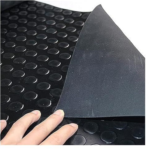 Tapis en Caoutchouc Tapis de sol de garage épais de 3 mm for le caoutchouc sous les voitures. Tapis de sol flexibles antidérapants for camions et voitures, rouleaux de revêtement de sol robustes, Peut