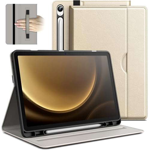 JETech Business Hülle für Galaxy Tab S10 Lite/S10 FE/S9 FE 10,9, Beige