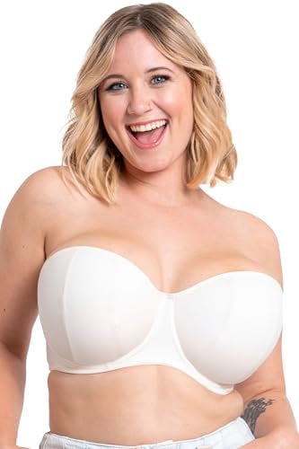 Curvy Kate Luxe Strapless Bra Pearl Ivory 30J