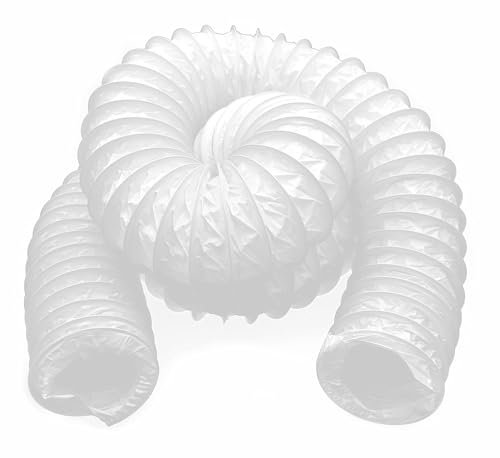 H&C VENT PVC Schlauch für Trockner, Klimageräte & Lüftungssysteme - Trocknerschlauch, Absaugschlauch & Abluftschlauch für Klimaanlage & Dunstabzugshaube - Klima Warmluftschlauch (Ø 160 mm - 6M)