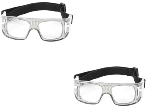 Gogogmee 2 Stück Basketball-sportbrillen Mit Flexiblen Riemen Für Fußball Radfahren Im Freien (grau)