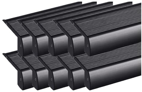 DGLILUAN 39.3 in Non-Slip Stair Nosing Aluminum Step Lights Channel Track