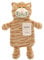Hot Water Bottle with Cover 1 Litre - Fluffy Faux Fur Fleece Cover Durable Winter Warm - Natural Rubber- Adults and Kids Cute Animal Fleece Novelty Plush Hot Water Bag Cosy Gifts (Cat)
