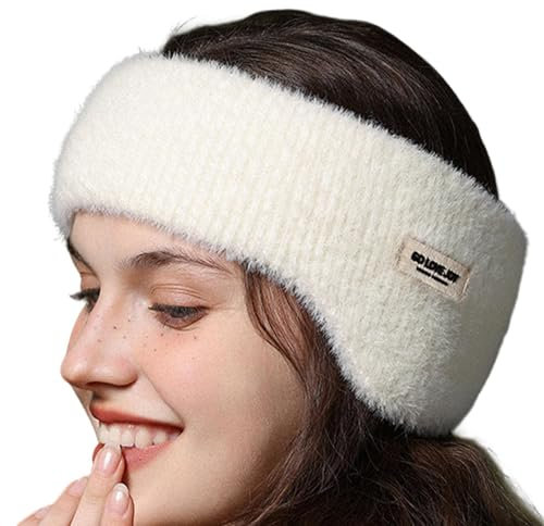 Bohany Casque anti-bruit insonorisé, anti-bruit chaud d'hiver, artefact anti-bruit pour dormir avec réduction du bruit, casque anti-bruit portable pour étude, travail, pisolin, larges écouteurs, blanc