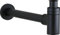 Vicario - Sifone per lavabo e Bidet ribassato in Colore Nero Opaco 890/TC.55 - RUB9515 - Nero Opaco