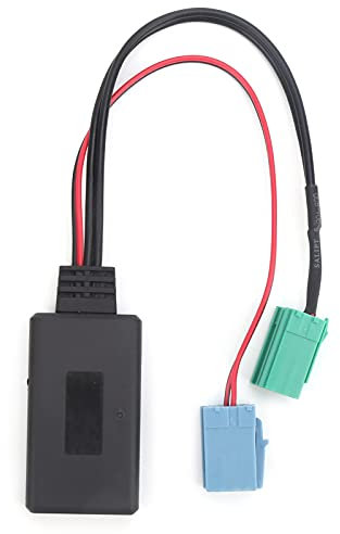 Adaptateur Audio Automatique Mini ISO 6pin 8pin connecteur Bluetooth 5.0 Câble AUX pour Clio Espace Laguna Megane Scenic Trafic Twingo Modus Master 2005 à 2011 Modèles