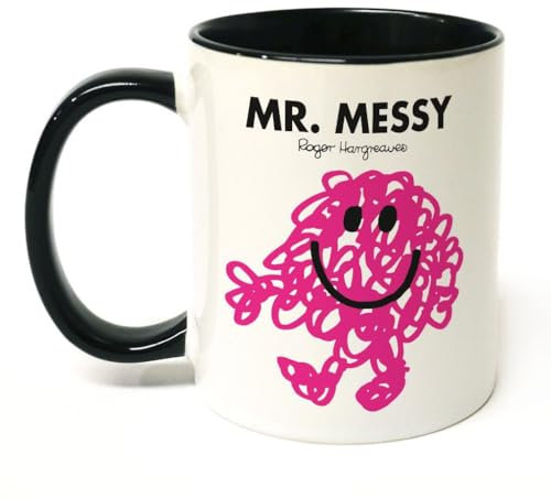 Mr. Men Mr. Messy Large Porcelain Colour Handle Mug Little Miss