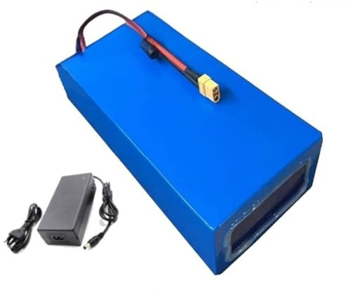 Batterie De Vélo Électrique 72V 40Ah 20S9P Batterie De E-Bike Haute Puissance avec Chargeur Boîtier en PVC étanche Longue autonomie pour 50W-1000W Moteur 72V 40Ah,T