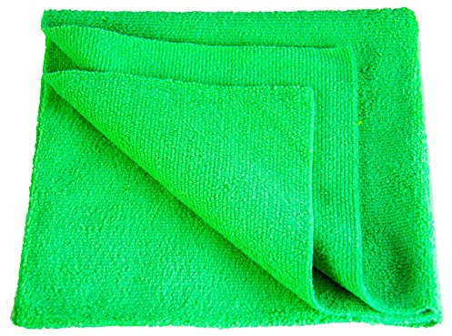 Fiber Bros. Interceptor Premium Universal Mikrofasertuch Microfasertuch grün 300 GSM 40 x 40 cm