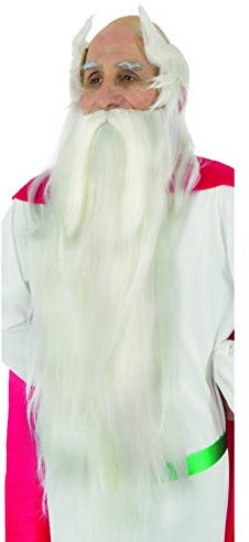 Chaks - Miraculix Perücke und Bart, offizielles Asterix und Obelix Kostüm Accessoire Set, Druide für Karneval & Comic Con