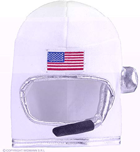W WIDMANN MILANO Party Fashion - Astronautenhelm für Kinder, Stoffhut, Nasa, Weltall, Spaceman, Raumfahrer, Raumpilot