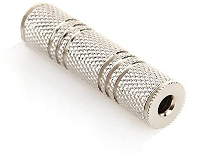 Zerone 3.5mm Stereo Jack Adapter, Female to Female Jack Aux Coupler Audio Joiner Connector Socket