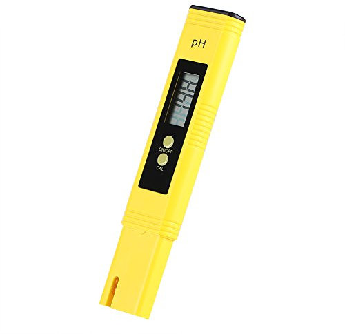 Tragbares pH-Meter 0-14PH mit 0,01 Genauigkeit, Wasserteststift für Pool, Aquarium, Hydroponik, Glas Sensor, Hochgenaue Messung