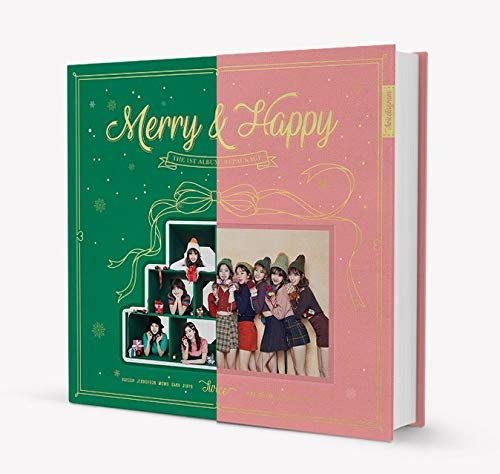 JYP Ent Twice - Merry & Happy [ Merry ver. ] Album+Extra Photocards Set