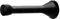 Guangcailun Spring Wall Door Stop Bumper Heavy Duty Mteal Door Stopper Spring Door Baseboard Bumper Black