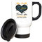 Personalised Teacher Day Gift - Thank You for Being an Important Teacher Appreciation, End of School Year, Retirement Travel Tea/Coffee Mug. (White)