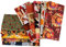 NC 10Pcs Thanksgiving Halloween Kürbis Stoff Patchwork Sonnenblume Muster Nähen Handwerk Fat Quarter Bundles Quadrate Herbst Ahorn Plaid Thanksgiving Muster
