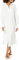 The Drop Women's Fiona Relaxed Linen Midi Shirt Dress, White, S