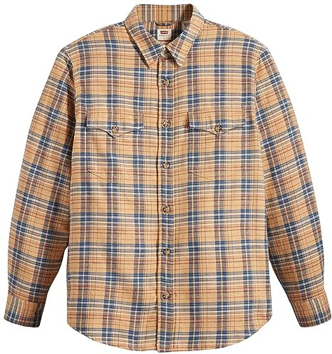 Levi's Herren Relaxed Fit Western Hemd, Krishan Plaid Lark, Mehrfarbig, XXL