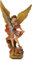 Statue aus farbigem Harz SAN MICHELE Höhe 21 cm