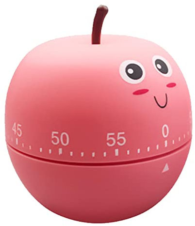 Eieruhren Küchentimer 1-60 Minuten, Apfel/kleine Erdbeere Countdown Tomaten Timer Für 360-Grad Kochwerkzeug, Kreativer Küchentimer Für Wecker, Mechanischer Küchenwerkzeug Zeitgeber Zeitmesser Küche