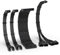 EZDIY-FAB Kit di Cavi con Manicotto PCIE 5.0 12VHPWR,Prolunga del Cavo di Alimentazione 16AWG,Cavo di Estensione da 24 PIN-ATX/(4+4) PIN-EPS/(12+4) PIN a 4X 8 PIN PCIE- RTX4090/4080/4070Ti-Nero