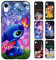 nurkorki Personalisierte Handyhülle für iPhone XR Hülle 6,1,Anime Stitch Motiv Personalisiert Benutzerdefinierte Name Text Individuelle Case Weiche TPU Kratzfest Stoßfest Silikon Custom Schutzhülle