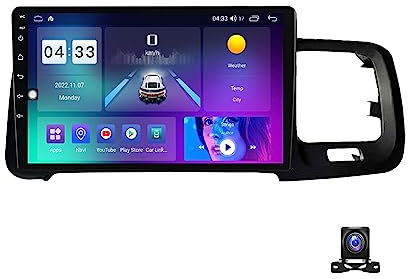 2DIN Autoradio Mit GPS Navigation/USB/Bluetooth/Wifi/FM Radio Für Volvo S60 V60 2011~2020 Car Stereo Unterstützung Bluetooth-Musik/Mirrorlink/Lenkradsteuerung/1080P Video/Carplay,2014~2020,M400S