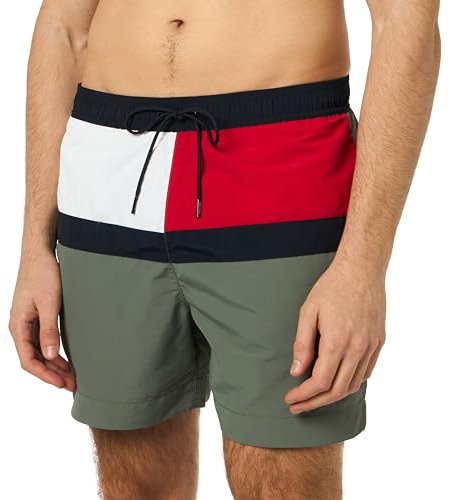 Tommy Hilfiger Medium Drawstring UM0UM03259 Cordon Moyen, Vert (Stonewash Green), XL Homme