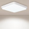 JDONG LED Deckenleuchte 36W 3000LM Flach Weiß Deckenlampe Modern Warmweiß 3000KLampe für Schlafzimmer Küche Keller Balkon Büro Eckig 40 * 40 CM