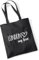 Huuraa Jutebeutel London my love Geschenk Tasche Black 10 Liter Baumwolle London Geschenkidee