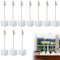 Fotohalter Holz mit Klammern, Postkartenhalter, 10 Stück Fotohalter, Memo Clip Halter Ständer, Holz Fotoständer, Fotohalter mit Klammern, Zettelhalter, für Hausdekoration, Büro, Hausdekoration, Party