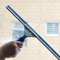Fensterwischer Gummilippe, Wasserabzieher Wischbreite 45cm 300g Fensterputzer Hochwertige Gummilippe Extra Langlebiger für DuschtüR GroßE Fenster Fliesen Spiegel Haar Staub Blau