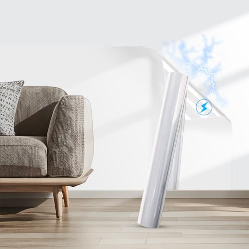 1000cm x 40cm Wandschutzfolie mit Elektrostatischer Absorption, Transparent Wand Schutzfolie, Spritzer Möbel Schutzfolie, Wandschutz Küche für Gegen Verschmutzung