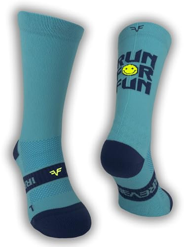 IRREVERENT Laufsocken - Kompressiv, Blasenverhindernd, Feuchtigkeitsableitend, Gepolstert - CrossFit, Fitnessstudio. Made in Europe