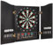 Elektronische Dartscheibe CB05E Cabinett, Dartautomat elektronisch Dartboard mit LCD Anzeige, Turnierscheibe mit 27 Spielen und über 243 Varianten, bis zu 16 Spieler (Schwarz, 102 * 62cm)